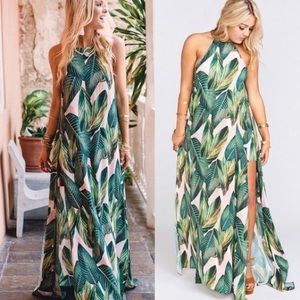 Show me your mumu peachy palms maxi